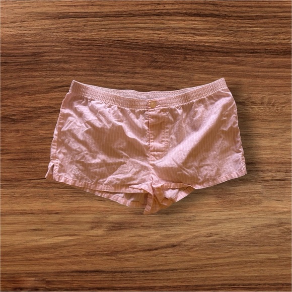 Ralph Lauren women's shorts in light pink with white stripes,  S. These short - Picture 3 of 12